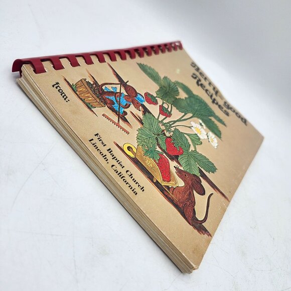 Berry Good Recipes Cookbook First Baptist Church 1988 Lincoln CA - Picture 5 of 7